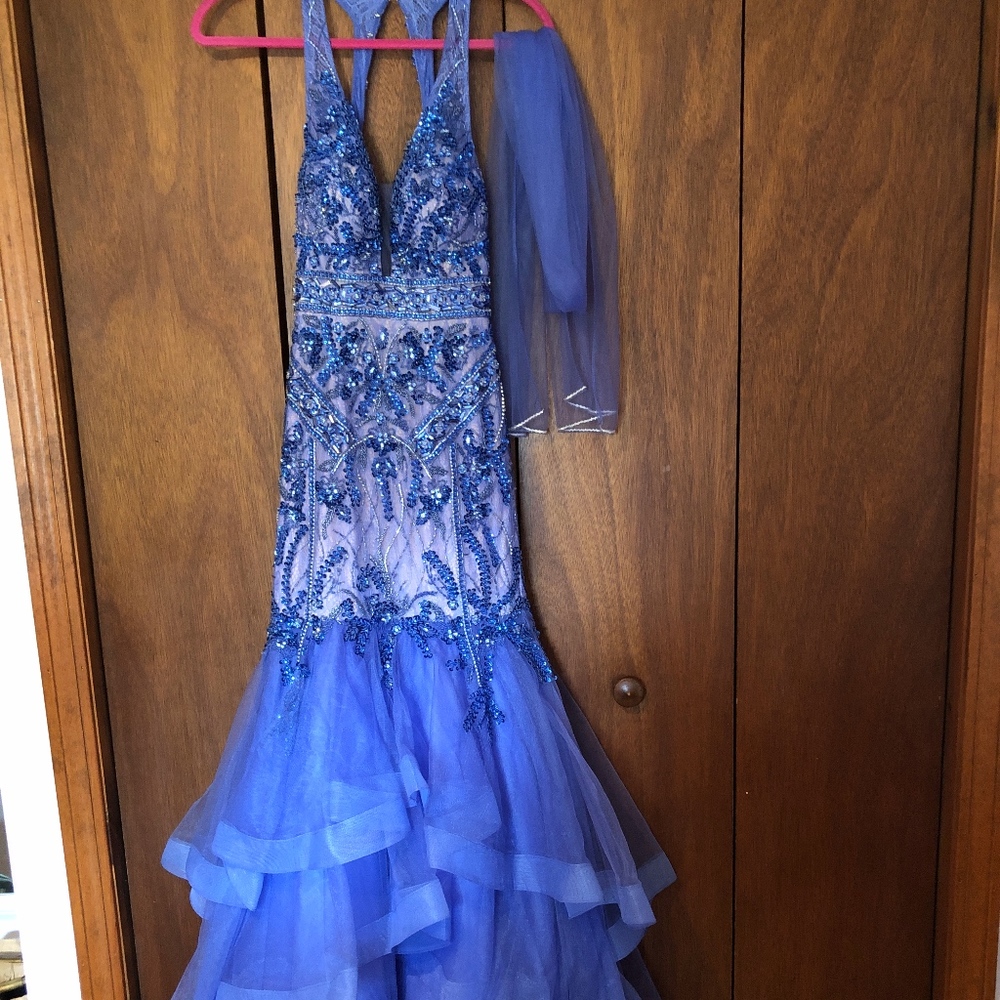 Jovani Blue Prom Dress